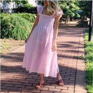 Pink Swiss Dot Nap Dress